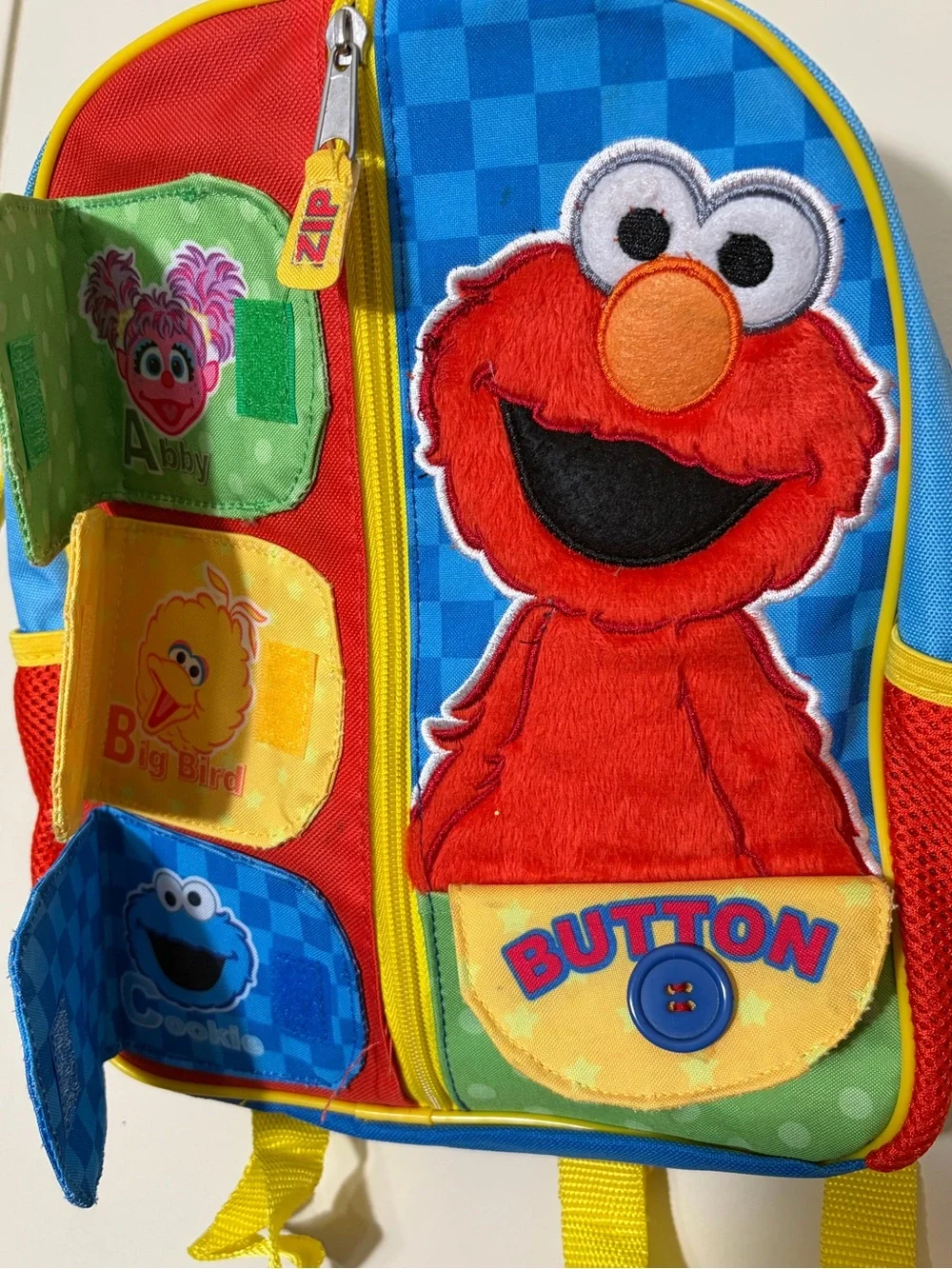 Sesame Street Elmo ABC Backpack - G-Tube Adaptive Backpack
